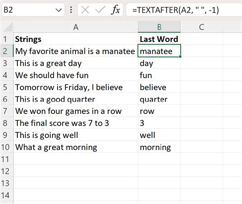 excel extract last 4 characters|Excel: how to extract first and last word from cell .